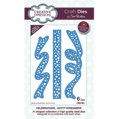 Creative Expressions Stanzschablonen - Dotty Streamers